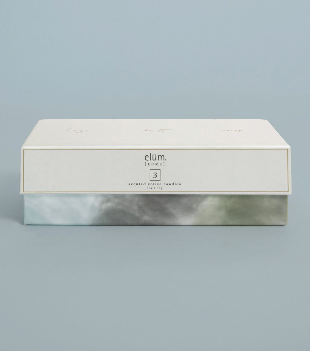 3 Piece Votive Candle Collection - Cool