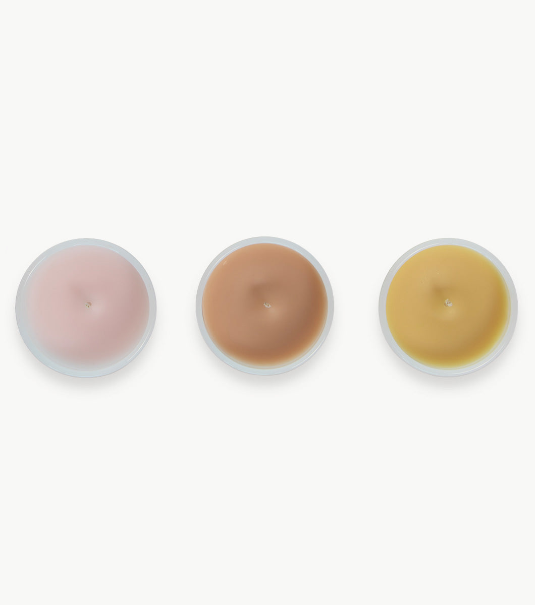 3 Piece Votive Candle Collection - Warm