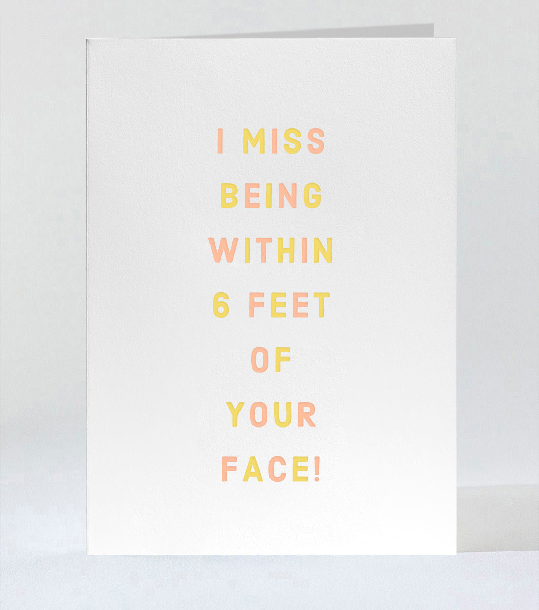 Gilded Let It Snow Letterpress Holiday Card 
